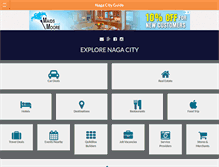 Tablet Screenshot of nagacityguide.com